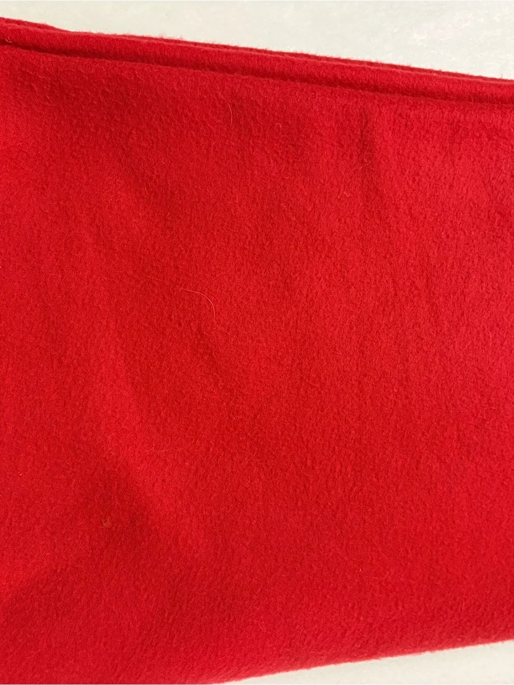 Polo Ralph Lauren Fleece  Polo Bear Red Wool Blanket with Contrast Stitching